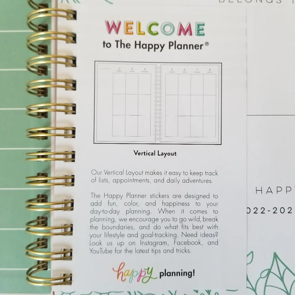 The Happy Planner / 18 Month Planner